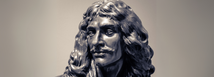 Buste en bronze de Molière.